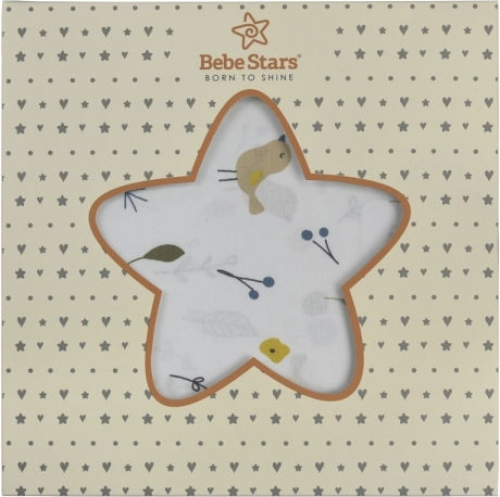 Bebe Stars Baby Bettlaken Weiß 150x100cm