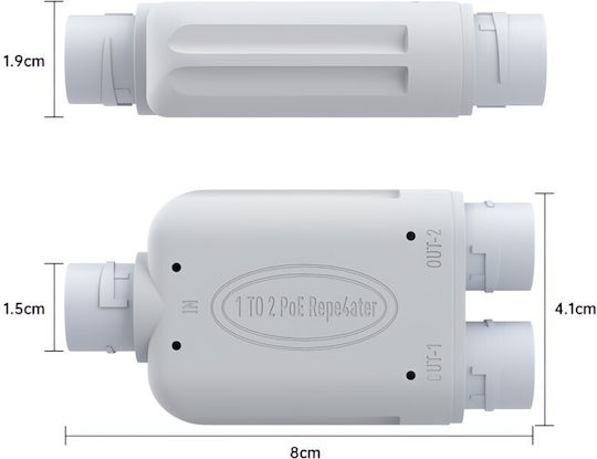 E Zy.Net FSPOE102A-P PoE+ Wiederholer
