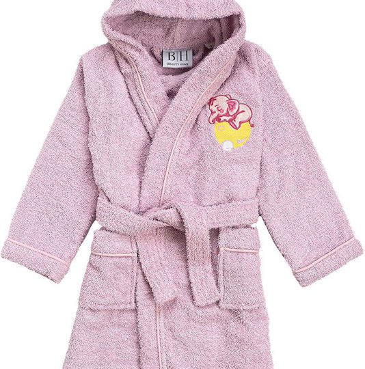 Beauty Home Kids Bathrobe Pink