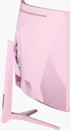 Arozzi Nova Ultrawide VA Curved Gaming Monitor 34" QHD 3440x1440 165Hz with Response Time 4ms GTG Pink