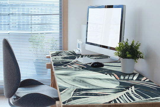 Protecție Pentru Suprafața Tastatură & Mouse Frunze Exotice 90x45 Cm