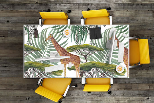 Decorativ Protecție Birou Home Office Animale Savanei 90x45 Cm