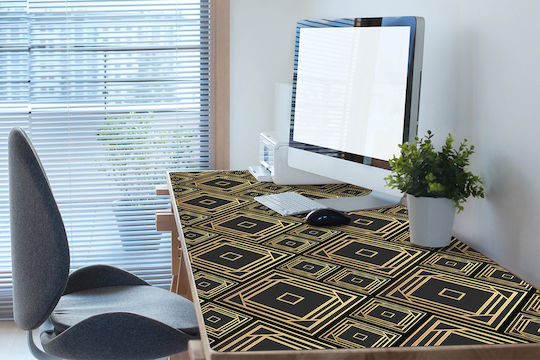 Tulup Schreibtischunterlagen 90x45 Cm Geometrische Täuschung