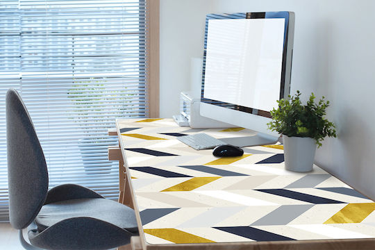 Desk Pads Desk Setup Keyboard Mouse Lines Rhombus 100x50 Cm
