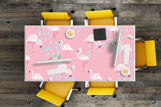 Gaming Schreibtischunterlage Tastatur Maus Flamingo 100x50 cm