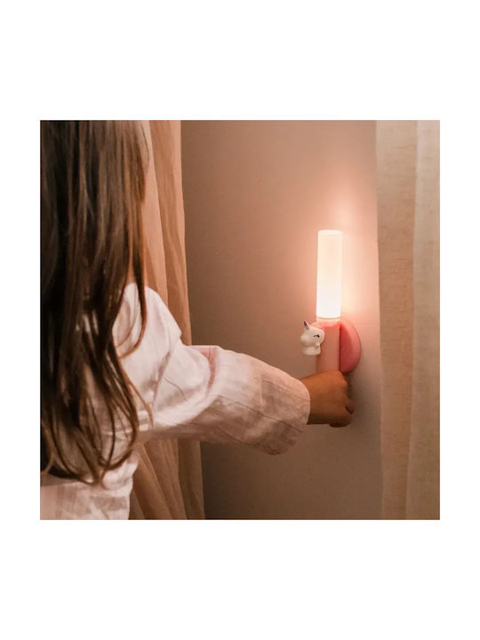 Unicorn Kinder Dekorative Lampe Rosa 18x2.5cm
