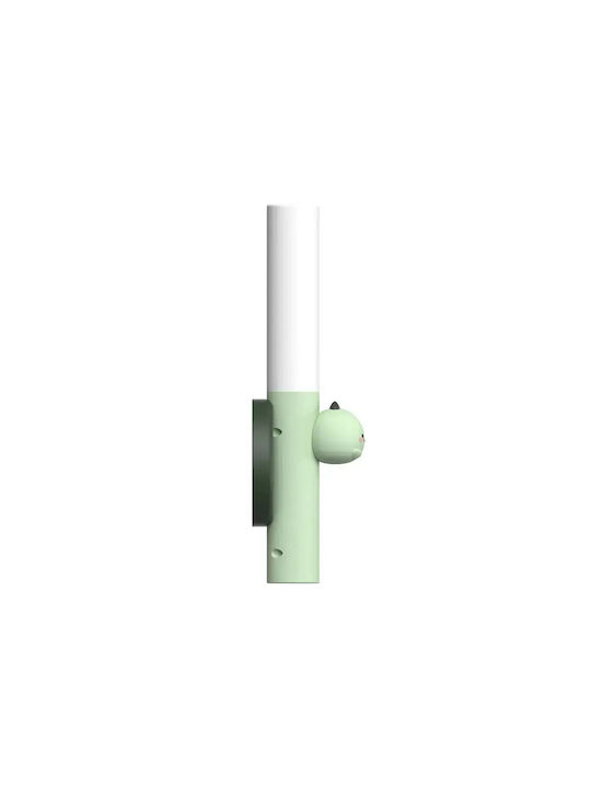 Kinder Dekorative Lampe Zoo Family Grün 18x2.5cm