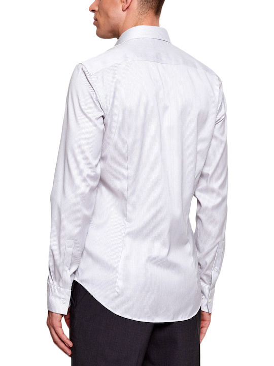 Calvin Klein Cotton Shirt White-Khaki