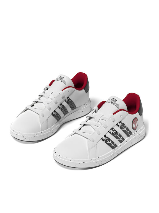 Grand Court Marvel Spider-Man Kinder Sneaker Cloud Weiß / Core Schwarz / Better Scarlet