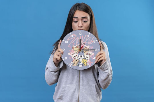 Koupakoupa Kids Wooden Wall Clock Stray 20cm