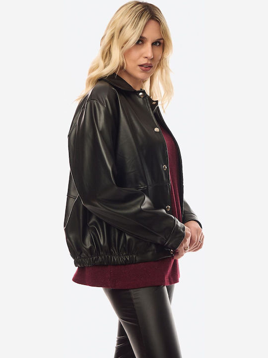 Γυναικείο Biker Jacket Μαύρο