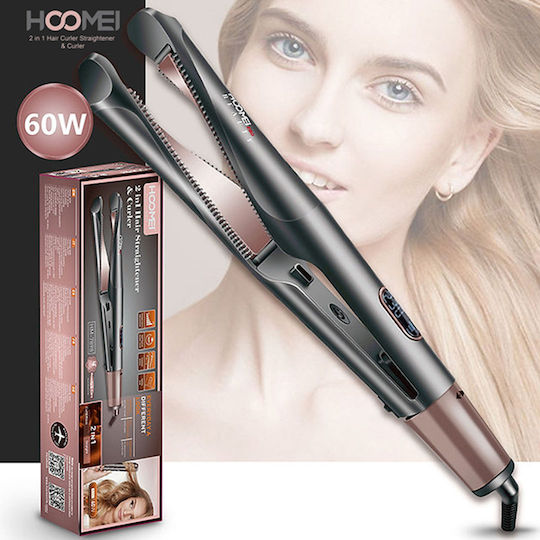 Hoomei Straightener And Curler HM-7898 Hair Straightener 60W