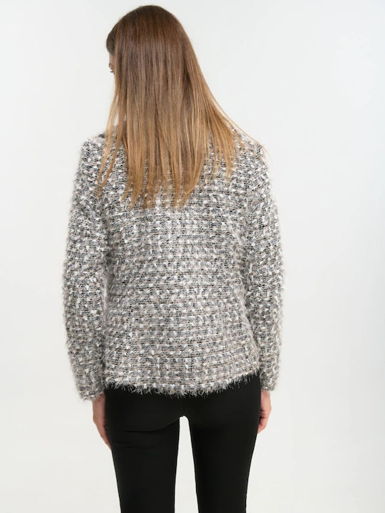 Fibes Kurz Damen Blazer Beige