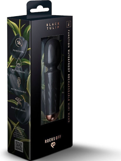 Rocks Off Mini Wand Mini Δονητής Μασάζ Μαύρος