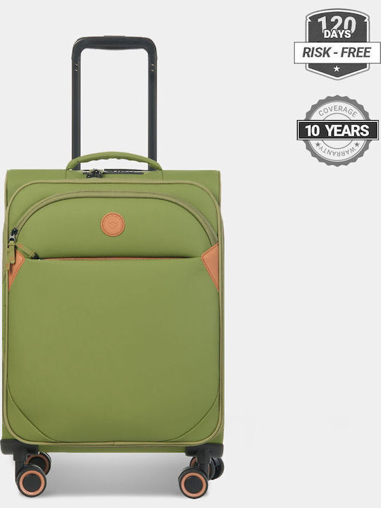 Verage Large Travel Suitcase Fabric Green with 4 Wheels Height 80cm