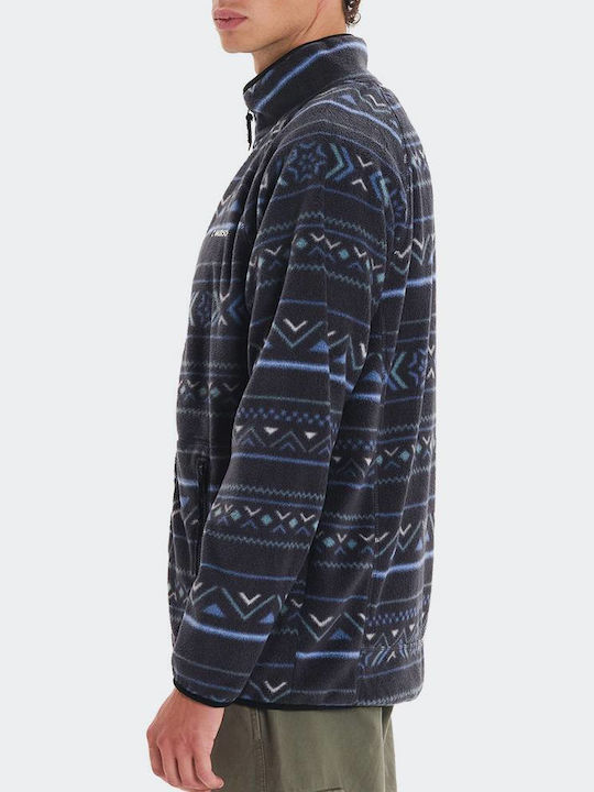 Men's Fleece Cardigan Black