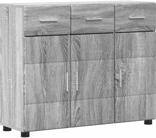 Living Room TV Unit Gray Sonoma L88.5xW30.5xH73cm