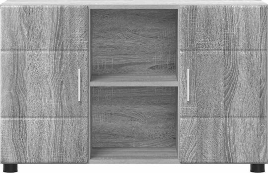 Living Room TV Unit Gray Sonoma L88.5xW30.5xH55.5cm