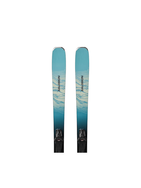Salomon Stance W 80 Γυναικεία Πέδιλα Σκι σε Μπλε Χρώμα με Δέστρες