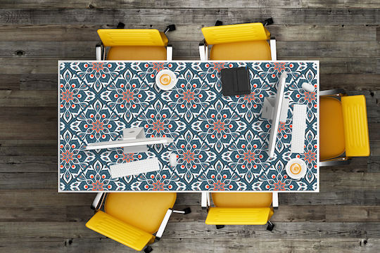 Decorative Protective Desk Pad Home Office Mandala Design 100x50 Cm