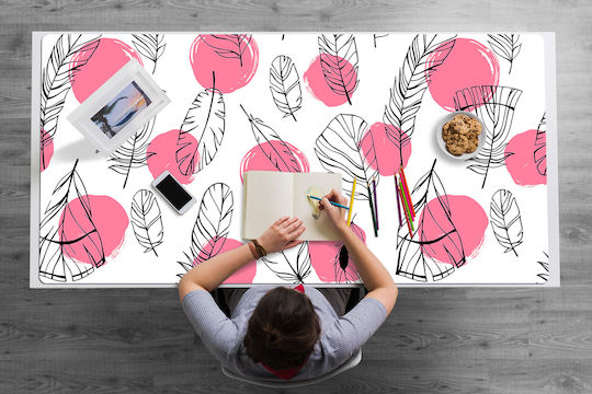 Decorativ Protecție Birou Home Office Stilou Buline 100x50 Cm