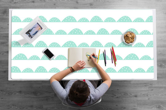 Decorativ Protecție Birou Home Office Serii Mentă 120x60 Cm
