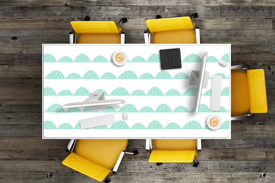 Decorativ Protecție Birou Home Office Serii Mentă 120x60 Cm