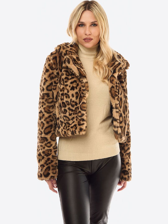 Women's Short Fur Black
