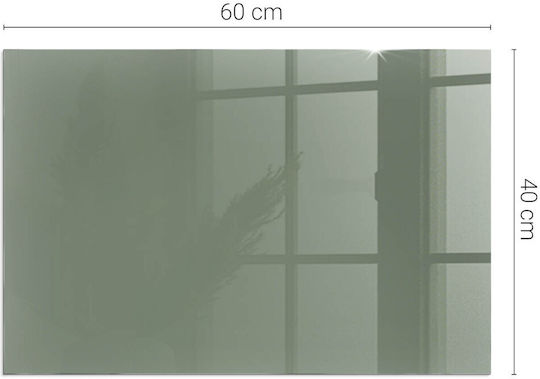 Placă Din Sticlă Securizată Pentru Șemineu Decorațiune Ulei De Măsline 60x40 Cm