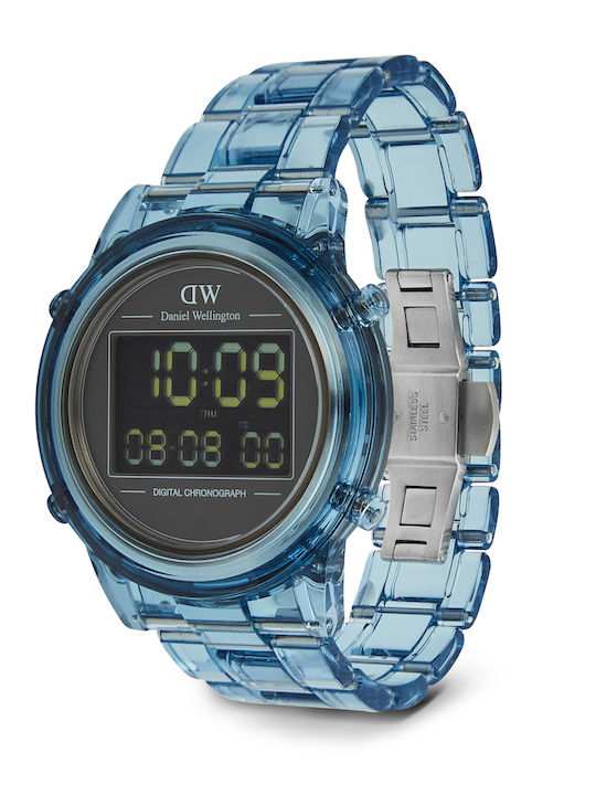 Daniel Wellington Digital Men's Watch 42mm Battery in Light Blue Color