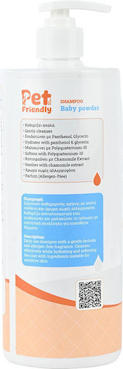 Pet Friendly Hundeshampoo Baby Powder – Allergiefreier Duft – Hundeshampoo 750ml