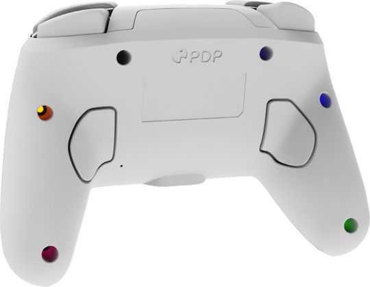 PDP Afterglow Wave Wireless Gamepad pentru Switch Alb