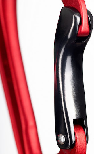 Classic Carabiner Fixe Climbing Picot Curve Red