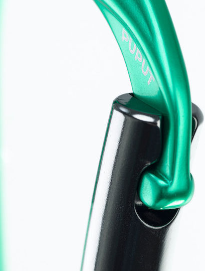 Carabinier Simplu Fixe Climbing Picot Curve Verde