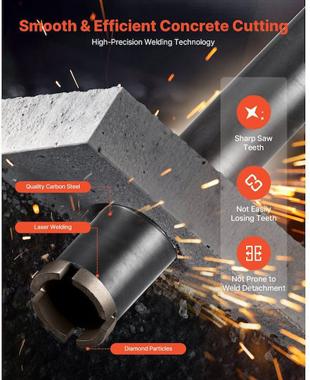 Vevor Diamond Crown Threading for Firebrick