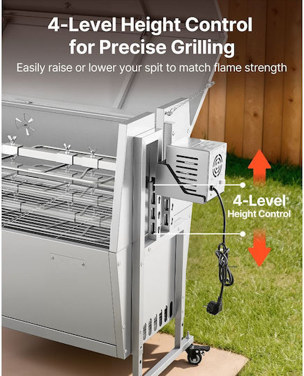 Vevor Stainless steel Portable Charcoal Grill for Lamb