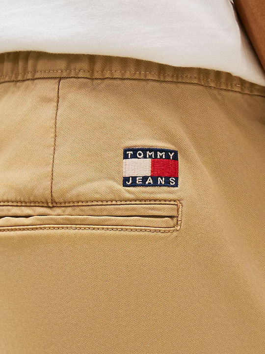 Men's Elastic Jeans Trousers with Relaxed Tapered Fit Coffee DM0DM22650 N32