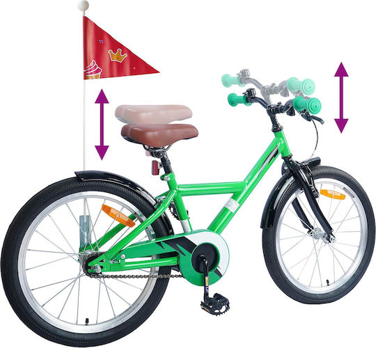 vidaXL 20" Kinder Fahrrad Mountainbike Grün