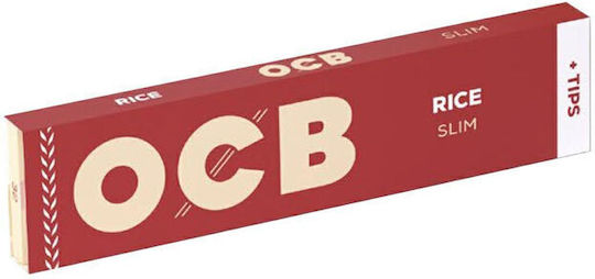 Ocb Cigarette Rolling Papers Slim King Size with Cone Tips 32pcs
