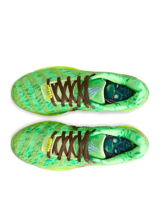 Ja 3 Low Basketball Shoes Light Lemon Twist / Hemp / Bright Crimson / Black