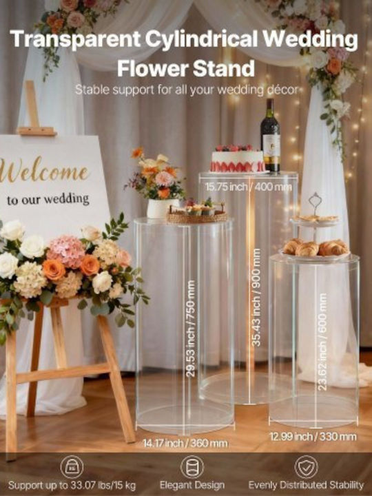 Vevor Wedding Decoration 3pcs 90cm