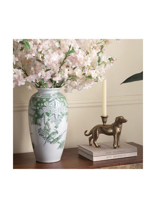 Artekko Decorative Vase Melania White 19x19x37cm