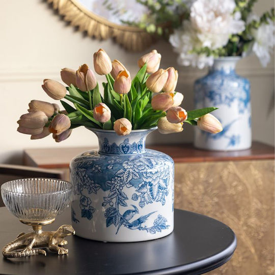 Artekko Decorative Vase Melania White 20x20x21cm