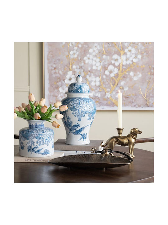 Artekko Decorative Vase Melania White 20x20x21cm