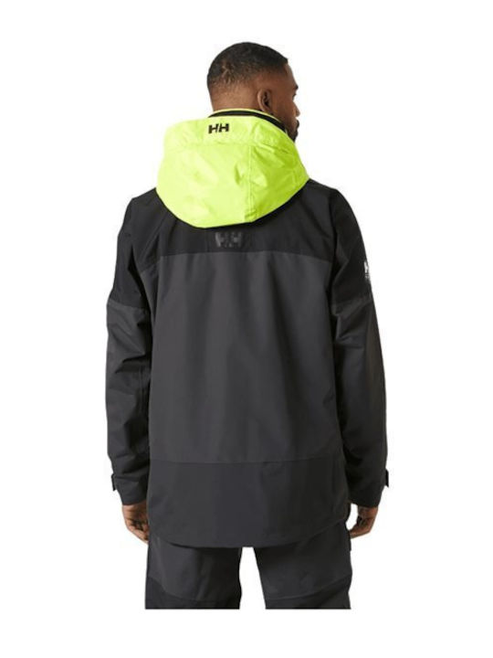 Helly Hansen Pier 4.0 34484-980 Ανδρικό Μπουφάν για Σκι & Snowboard Μαύρο