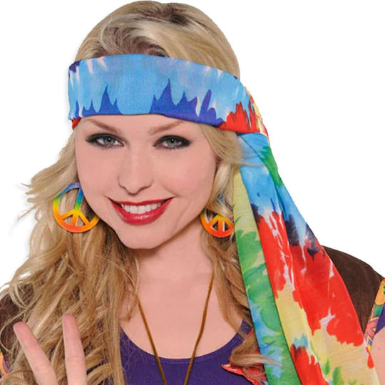 Friedenszeichen Karneval Ohrring 1Stück