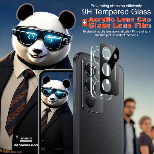 Προστασία Κάμερας Tempered Glass Μαύρο για το Redmi 15 5G / 4G EU