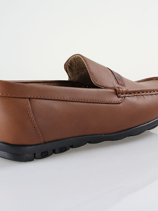 Ανδρικά Loafers σε Καφέ Χρώμα
