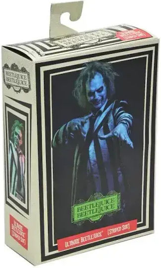 Neca Beetlejuice Ultimate Striped Suit Beetlejuice Φιγούρα Δράσης ύψους 18εκ. σε Κλίμακα 1:10