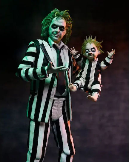 Neca Beetlejuice Ultimate Striped Suit Beetlejuice Φιγούρα Δράσης ύψους 18εκ. σε Κλίμακα 1:10